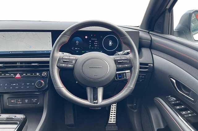 Hyundai TUCSON 1.6T Hybrid N Line 5dr Auto White