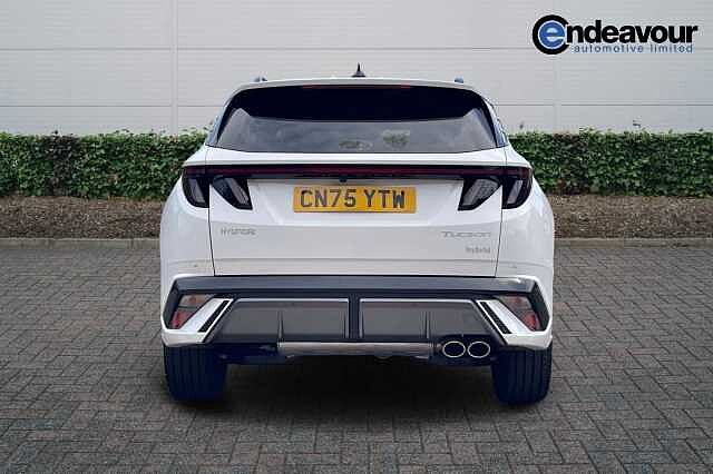 Hyundai TUCSON 1.6T Hybrid N Line 5dr Auto White