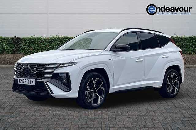 Hyundai TUCSON 1.6T Hybrid N Line 5dr Auto White