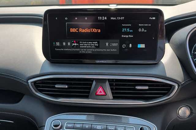 Hyundai SANTA FE 1.6 TGDi Hybrid Ultimate 5dr 4WD Auto Black