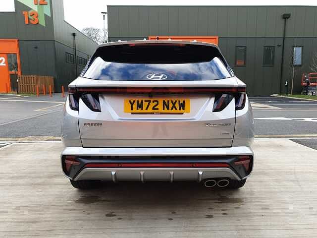 Hyundai TUCSON 1.6 TGDi 48V MHD 180 N Line S 5dr 4WD DCT Silver