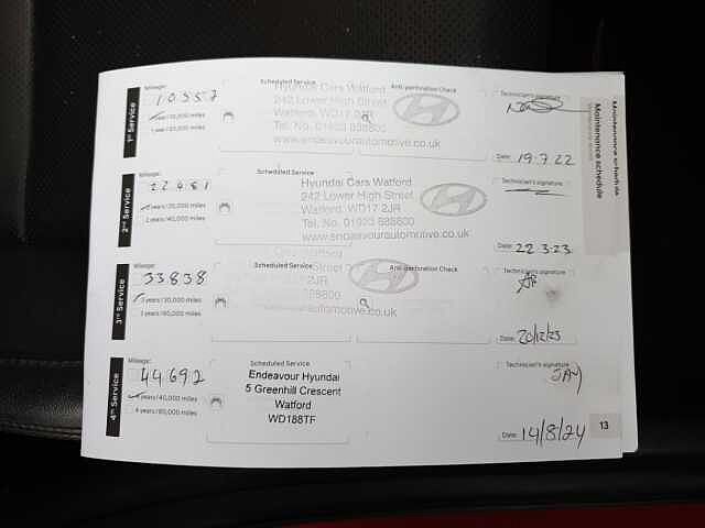 Hyundai KONA 1.6 GDi Hybrid Ultimate 5dr DCT Red