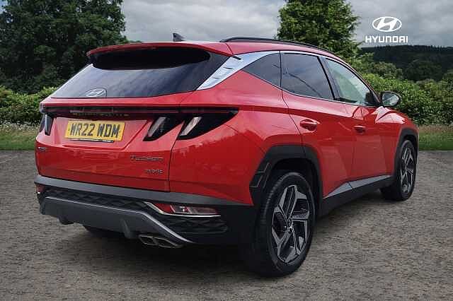 Hyundai TUCSON 1.6 TGDi Hybrid 230 Ultimate 5dr 2WD Auto Engine Red