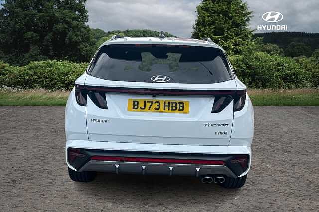 Hyundai TUCSON 1.6 TGDi Hybrid 230 N Line 5dr 2WD Auto Serenity White