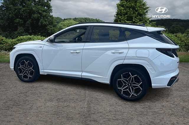 Hyundai TUCSON 1.6 TGDi Hybrid 230 N Line 5dr 2WD Auto Serenity White