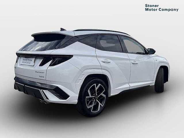 Hyundai TUCSON 1.6T 239 Hybrid N Line 5dr Auto White