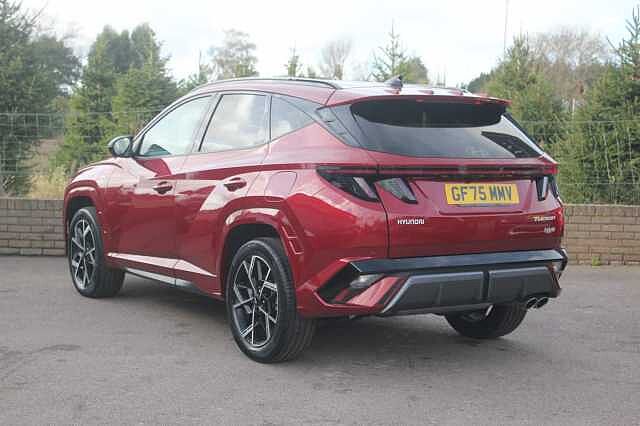 Hyundai TUCSON 1.6T Hybrid N Line 5dr Auto Ultimate Red