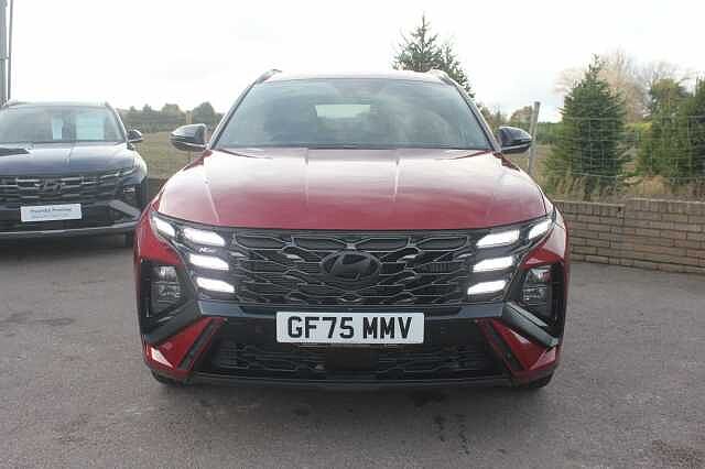 Hyundai TUCSON 1.6T Hybrid N Line 5dr Auto Ultimate Red