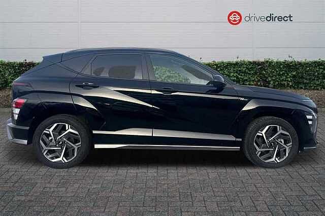 Hyundai KONA 1.6 h-GDi N Line SUV 5dr Petrol Hybrid DCT Euro 6 (s/s) (129 ps) Black