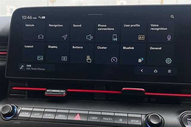 Hyundai KONA 1.6 h-GDi N Line SUV 5dr Petrol Hybrid DCT Euro 6 (s/s) (129 ps) Blue