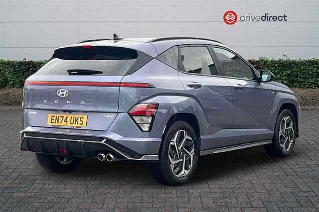 Hyundai KONA 1.6 h-GDi N Line SUV 5dr Petrol Hybrid DCT Euro 6 (s/s) (129 ps) Blue