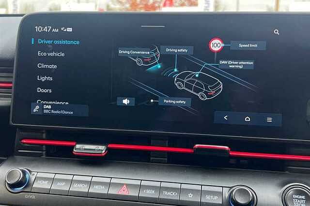 Hyundai KONA 1.6 h-GDi N Line SUV 5dr Petrol Hybrid DCT Euro 6 (s/s) (129 ps) Blue