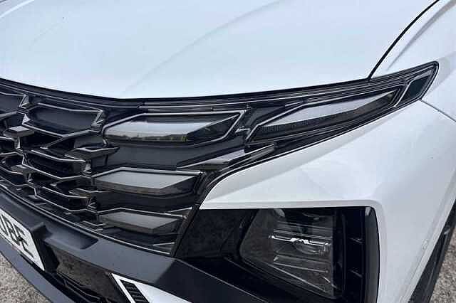 Hyundai TUCSON 1.6 T-GDi N Line S SUV 5dr Petrol Hybrid Auto Euro 6 (s/s) (215 ps) White