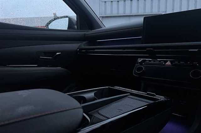 Hyundai TUCSON 1.6 T-GDi N Line SUV 5dr Petrol Hybrid Auto Euro 6 (s/s) (215 ps) White