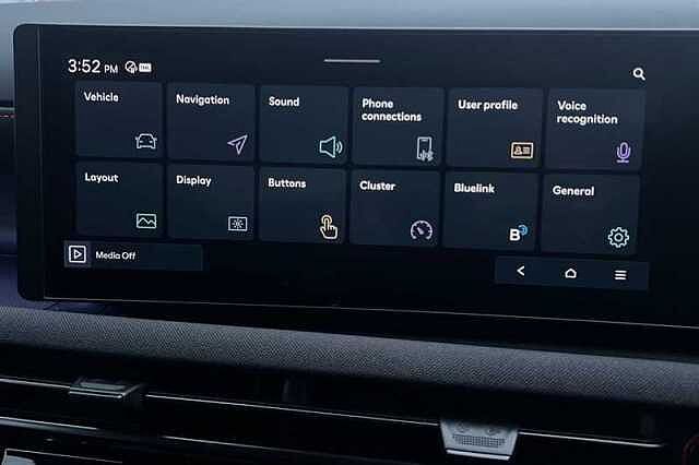 Hyundai TUCSON 1.6 T-GDi N Line SUV 5dr Petrol Hybrid Auto Euro 6 (s/s) (215 ps) White