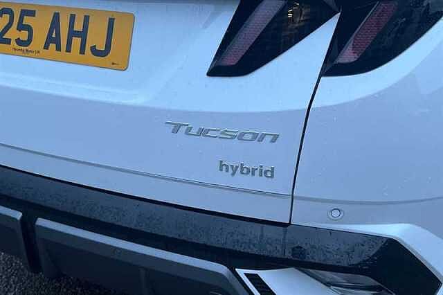 Hyundai TUCSON 1.6 T-GDi N Line SUV 5dr Petrol Hybrid Auto Euro 6 (s/s) (215 ps) White