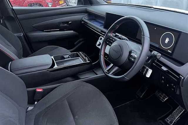 Hyundai TUCSON 1.6 T-GDi N Line SUV 5dr Petrol Hybrid Auto Euro 6 (s/s) (215 ps) White