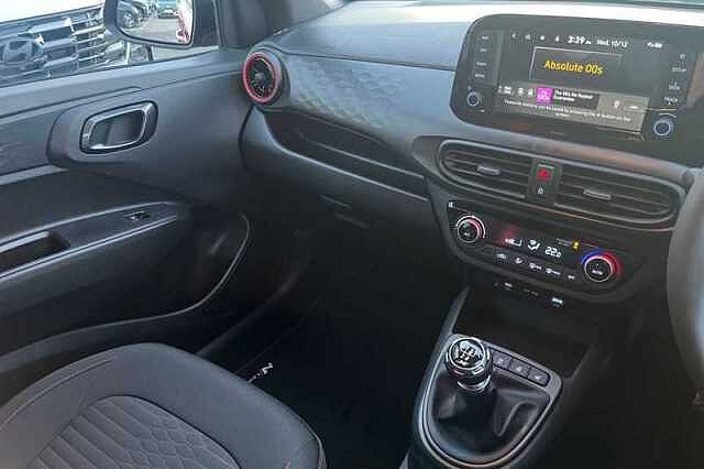 Hyundai I10 1.0 T-GDi N Line Hatchback 5dr Petrol Manual Euro 6 (s/s) (90 ps) Red