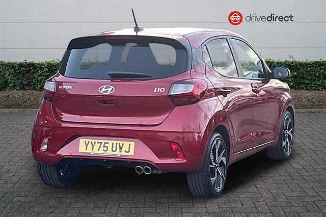 Hyundai I10 1.0 T-GDi N Line Hatchback 5dr Petrol Manual Euro 6 (s/s) (90 ps) Red