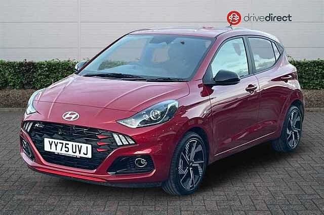Hyundai I10 1.0 T-GDi N Line Hatchback 5dr Petrol Manual Euro 6 (s/s) (90 ps) Red