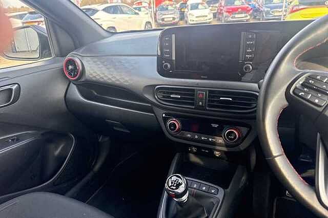 Hyundai I10 1.0 T-GDi N Line Hatchback 5dr Petrol Manual Euro 6 (s/s) (90 ps) Green