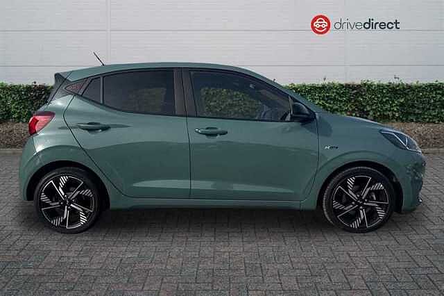 Hyundai I10 1.0 T-GDi N Line Hatchback 5dr Petrol Manual Euro 6 (s/s) (90 ps) Green