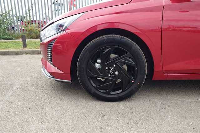 Hyundai I20 1.0 T-GDi Black Line Hatchback 5dr Petrol Manual Euro 6 (s/s) (90 ps) Red