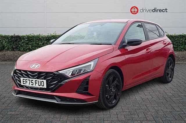 Hyundai I20 1.0 T-GDi Black Line Hatchback 5dr Petrol Manual Euro 6 (s/s) (90 ps) Red
