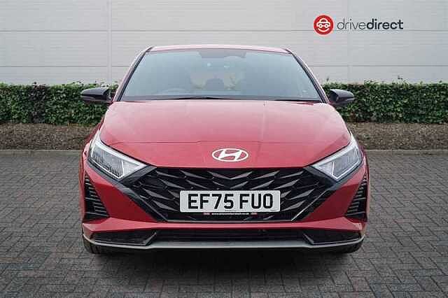 Hyundai I20 1.0 T-GDi Black Line Hatchback 5dr Petrol Manual Euro 6 (s/s) (90 ps) Red