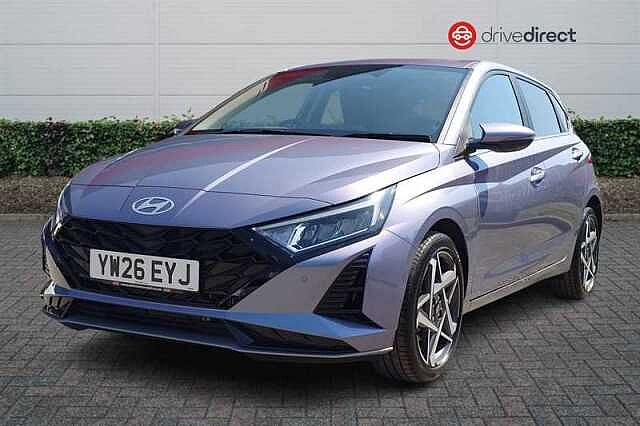 Hyundai I20 1.0 T-GDi Tech Line Hatchback 5dr Petrol DCT Euro 6 (s/s) (90 ps) Blue