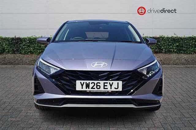 Hyundai I20 1.0 T-GDi Tech Line Hatchback 5dr Petrol DCT Euro 6 (s/s) (90 ps) Blue