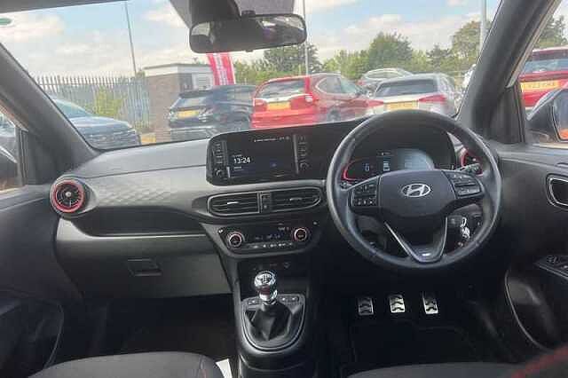 Hyundai I10 1.0 T-GDi N Line Hatchback 5dr Petrol Manual Euro 6 (s/s) (100 ps) White