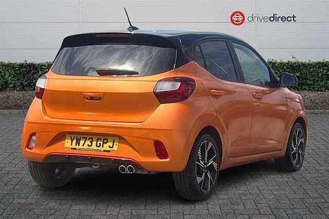 Hyundai I10 1.0 T-GDi N Line Hatchback 5dr Petrol Manual Euro 6 (s/s) (100 ps) White