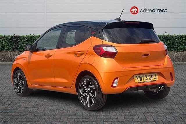 Hyundai I10 1.0 T-GDi N Line Hatchback 5dr Petrol Manual Euro 6 (s/s) (100 ps) White
