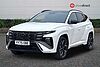 Hyundai TUCSON 1.6 T-GDi N Line S SUV 5dr Petrol Hybrid Auto Euro 6 (s/s) (215 ps) White