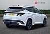 Hyundai TUCSON 1.6 T-GDi N Line SUV 5dr Petrol Hybrid Auto Euro 6 (s/s) (215 ps) White