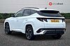 Hyundai TUCSON 1.6 T-GDi N Line SUV 5dr Petrol Hybrid Auto Euro 6 (s/s) (215 ps) White