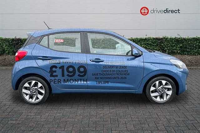 Hyundai I10 1.0 Advance Hatchback 5dr Petrol Auto Euro 6 (s/s) (63 ps) Blue
