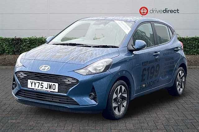 Hyundai I10 1.0 Advance Hatchback 5dr Petrol Auto Euro 6 (s/s) (63 ps) Blue