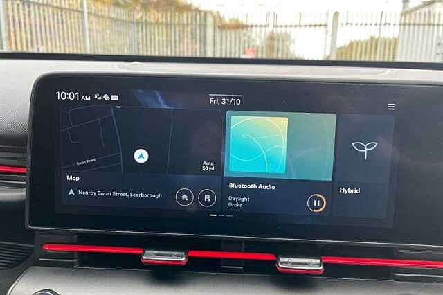 Hyundai KONA 1.6 h-GDi N Line SUV 5dr Petrol Hybrid DCT Euro 6 (s/s) (129 ps) Grey