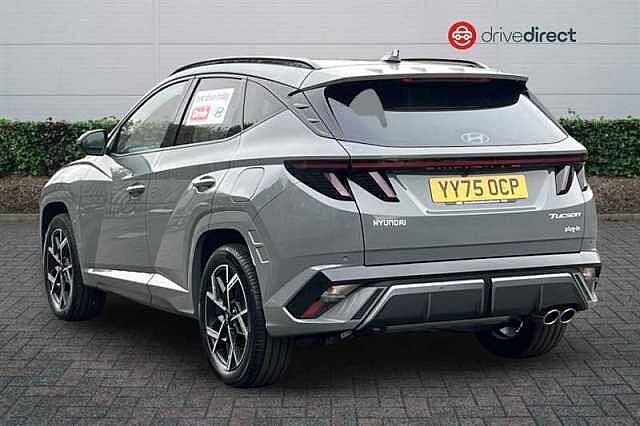 Hyundai TUCSON 1.6 T-GDi 13.8kWh N Line S SUV 5dr Petrol Plug-in Hybrid Auto Euro 6 (s/s) (253 Grey