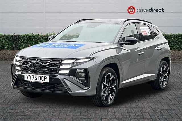 Hyundai TUCSON 1.6 T-GDi 13.8kWh N Line S SUV 5dr Petrol Plug-in Hybrid Auto Euro 6 (s/s) (253 Grey