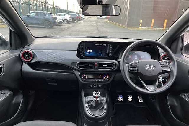 Hyundai I10 1.0 T-GDi N Line Hatchback 5dr Petrol Manual Euro 6 (s/s) (90 ps) White