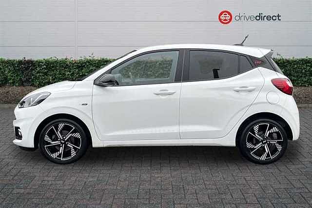 Hyundai I10 1.0 T-GDi N Line Hatchback 5dr Petrol Manual Euro 6 (s/s) (90 ps) White
