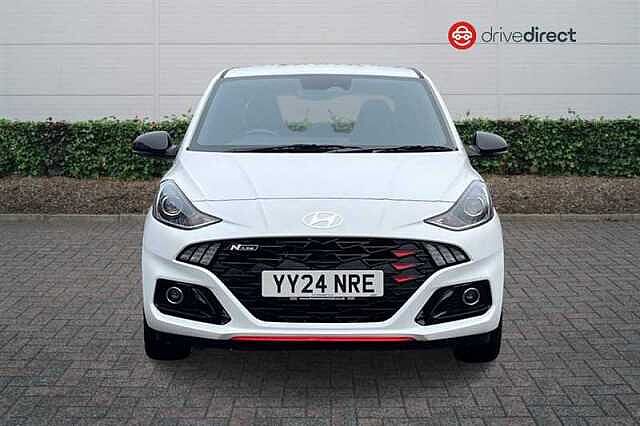 Hyundai I10 1.0 T-GDi N Line Hatchback 5dr Petrol Manual Euro 6 (s/s) (90 ps) White