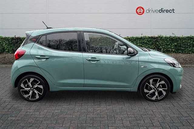 Hyundai I10 1.0 T-GDi N Line Hatchback 5dr Petrol Manual Euro 6 (s/s) (90 ps) Green