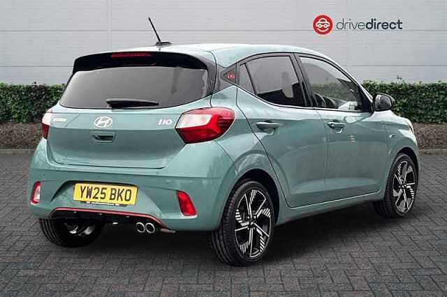 Hyundai I10 1.0 T-GDi N Line Hatchback 5dr Petrol Manual Euro 6 (s/s) (90 ps) Green