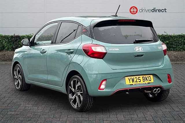 Hyundai I10 1.0 T-GDi N Line Hatchback 5dr Petrol Manual Euro 6 (s/s) (90 ps) Green