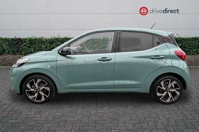 Hyundai I10 1.0 T-GDi N Line Hatchback 5dr Petrol Manual Euro 6 (s/s) (90 ps) Green