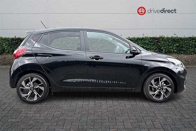 Hyundai I10 1.0 T-GDi N Line Hatchback 5dr Petrol Manual Euro 6 (s/s) (90 ps) Black